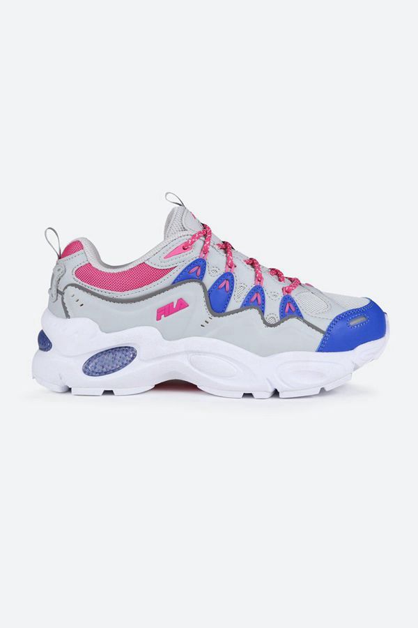 Fila Nitra Women's Trainers Shoes - Pink/Blue/Grey,NZ 389-3891